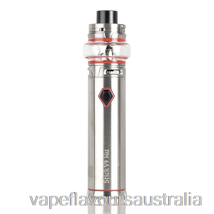 Vape Nicotine Australia SMOK Stick V9 & Stick V9 MAX 60W Starter Kit V9 MAX - Stainless Steel
